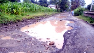 Don’t be surprised, it is just glimpse of road connecting Mendhar and Surankot towns of Poonch.