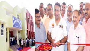 Minister for CAPD Ch Zulfkar inaugurating LMD office on Monday. 