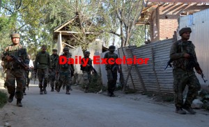 Co 32rr and other jawan duran encounter at ladura area of rafiabad Sopore PHOTO BY AABID NABI copy
