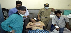 Body of one of the militants killed in Baramulla. —Excelsior/Aabid Nabi