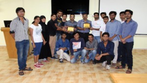 Winners of SFD celebration events with certificates and prizes on concluding day at SMVDU.