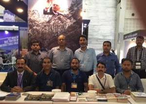 Officials from J&K Tourism Department participating in TTF at Ahmadabad.
