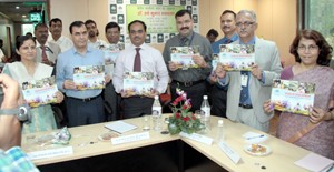 Chairman NABARD and other officers at newly inaugurated building of Regional Office in Jammu. 