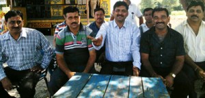 ATA leaders at a meeting at Kathua on Friday.  —Excelsior/Madan