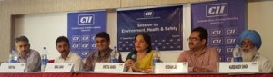 DC Samba, Sheetal Nanda and others during an interactive session on Enviroment, Health & Safety at industrial area, Samba.