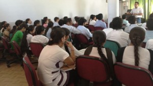 Students during a seminar at Kathua Campus of JU on Wednesday. —Excelsior/Madan