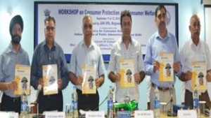 CAPD Minister Ch Zulfkar and others during workshop at Jammu.