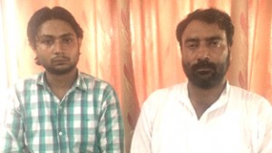 Self styled ‘baba’ and his associate in police net. 