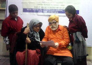 A scene from the nukkad ‘Rishton Ki Ahmiyut’ staged by ESRM in its Monday Theatre Series.