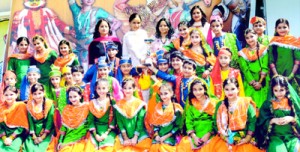 Winners of Inter-Section Dance Competition posing for a group photograph at DPS Jammu on Tuesday.