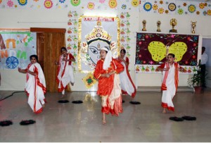 A scene from performance by BSF school during their October Festival on Wednesday.
