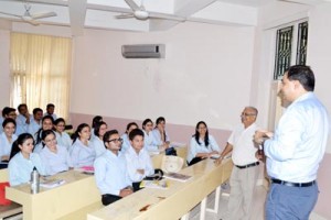 A speaker during interactive session.