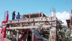 Reconstruction of Mata Jawala Ji temple in full swing at Khrew.