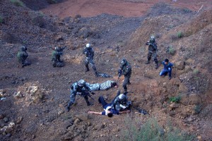 India China Combined Military Training Exercise 'Hand in Hand 2015',concluded with a Joint Field Exercise in Kunming on Thursday. (UNI)