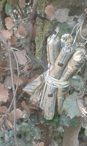 An IED recovered at Pul Doda on Friday.     -Excelsior/Tilak Raj