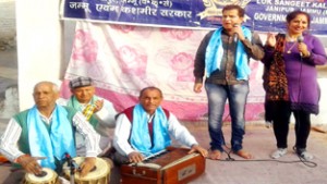 Artists of BLSKS presenting musical play ‘Jal Hi Jeevan’ in its Saturday Theatre Series. 