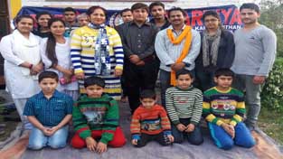 BLSKS artists posing for a group photograph after performing musical play ‘Beti-Beta Ek Saman’.