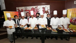 Royal cuisines displayed by chefs of KC Residency on the launch of 12-day Shahi Food Festival.