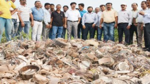 Heaters and wire seized by PDD during two day raids