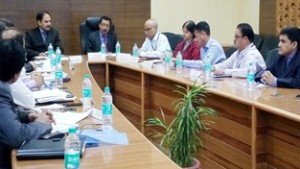 Officers during meeting at Jammu.
