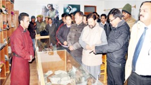 Minister of Forest, Ecology & Environment, Ch Lal Singh during inauguration of workshop in Leh.
