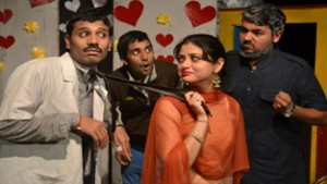 A scene from the play ‘Prem Visheshagya’