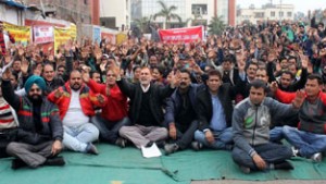 Govt employees stage protest, observe strike