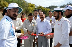 Abhishek Sports Meet being inaugurated at Pathankot  on Thursday.