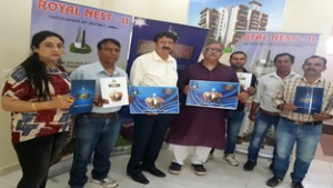 ‘Royal Nest Chandan’ being launched in Jammu.