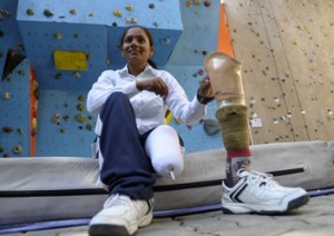 Indian mountaineer Arunima Sinha, first female amputee to summit Everest