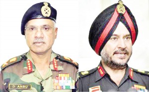   Lt Gen Devraj  Anbu  Lt Gen Ranbir Singh