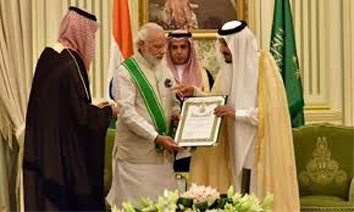 Uae Honours Pm Modi With Zayed Medal