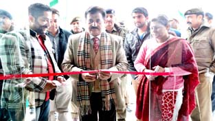 DIG Shakeel Ahmed Beig inaugurating Golf Royal Restaurant at Channi Himmat on Tuesday.
