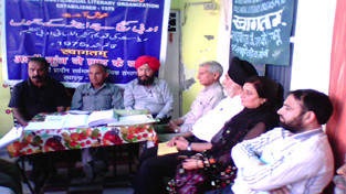 Speakers presenting prose collection on the holy “Easter Day”, “World Heritage Week" on Wednesday.