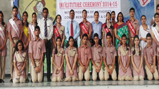 Students Council of Jodhamal School during Investiture Cermony.