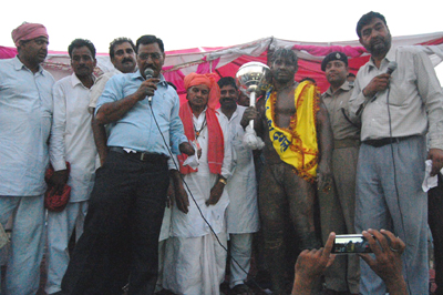 Winners of wrestling event being felicitated by the chief guest on Monday. Winners of wrestling event being felicitated by the chief guest on Monday.