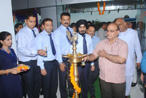 Maruti Suzuki representatives opening an R-outlet at Jourian on Thursday. Maruti Suzuki representatives opening an R-outlet at Jourian on Thursday.