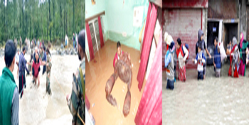 Army personnel rescue people in Poonch and Srinagar (Ist and 3rd) while a man try to save his ‘sofa’ from flooded house in Gorkha Nagar in Jammu on Saturday. -Excelsior/Amin War & Rakesh Army personnel rescue people in Poonch and Srinagar (Ist and 3rd) while a man try to save his ‘sofa’ from flooded house in Gorkha Nagar in Jammu on Saturday. -Excelsior/Amin War & Rakesh