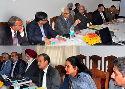 Governor, N N Vohra chairing Jammu University Council meeting on Monday. Governor, N N Vohra chairing Jammu University Council meeting on Monday.