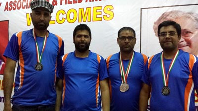 Jubilant archers posing for a group photograph after brilliant display in National Archery Championship Jubilant archers posing for a group photograph after brilliant display in National Archery Championship