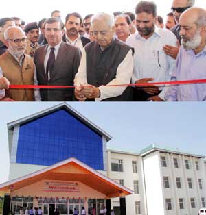 Chief Minister, Mufti Mohd Sayeed inaugurating Science & Technology block of College of Engineering at Zakura on Tuesday. Chief Minister, Mufti Mohd Sayeed inaugurating Science & Technology block of College of Engineering at Zakura on Tuesday.