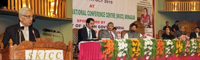 Chief Minister Mufti Mohd Sayeed addressing delegates at Global Conference on Monday. Chief Minister Mufti Mohd Sayeed addressing delegates at Global Conference on Monday.