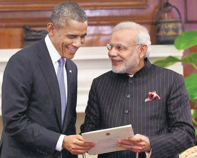 modi2 Obama feels Modi has a clear vision for India: White House
