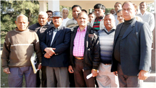 JKBWA members during a meeting at Jammu on Monday. JKBWA members during a meeting at Jammu on Monday.