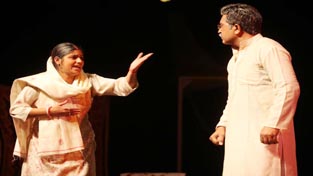 A scene from the Dogri play ‘Dana Sochoo......’. -Excelsior/ Rakesh A scene from the Dogri play ‘Dana Sochoo......’. -Excelsior/ Rakesh