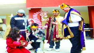 A scene of Nativity Play hosted by GD Goenka Public School on Tuesday. A scene of Nativity Play hosted by GD Goenka Public School on Tuesday.