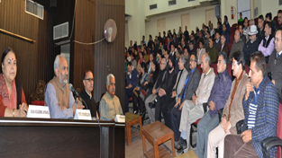 JU VC Prof RD Sharma interacting with faculty on Friday. JU VC Prof RD Sharma interacting with faculty on Friday.