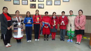 Winners of the Debate Competition posing for a group photograph. Winners of the Debate Competition posing for a group photograph.