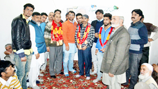 PDP MLC Firdous Tak during a meeting at Kishtwar. PDP MLC Firdous Tak during a meeting at Kishtwar.