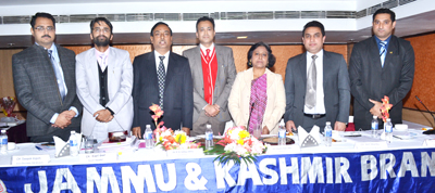 Dignitaries during seminar organised by J&K Branch of ICAI at Jammu on Wednesday. Dignitaries during seminar organised by J&K Branch of ICAI at Jammu on Wednesday.